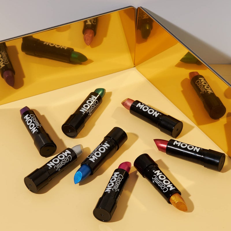 Cosmic Moon - Metallic Lipstick - 0.17oz - For mesmerising metallic lips! - Rose Gold - Image 5